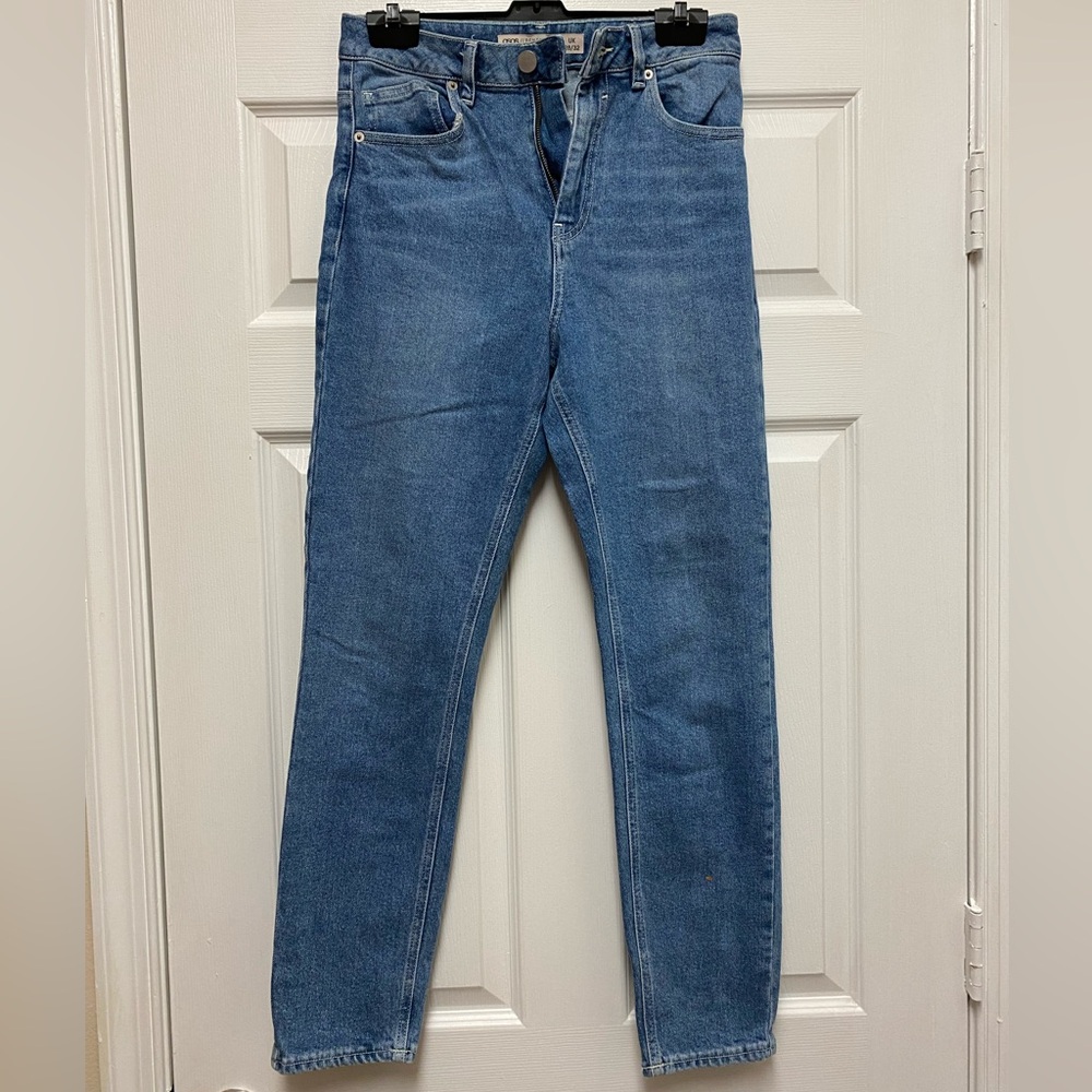 High rise skinny jeans